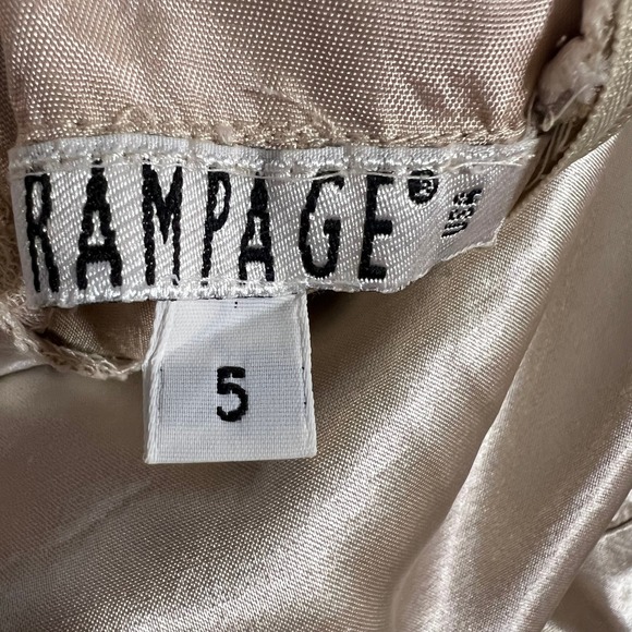 VTG 90s Y2K Satin Maxi Dress Sz Small Champagne Slip Gown Bias Cut Minimalist - Picture 5 of 13